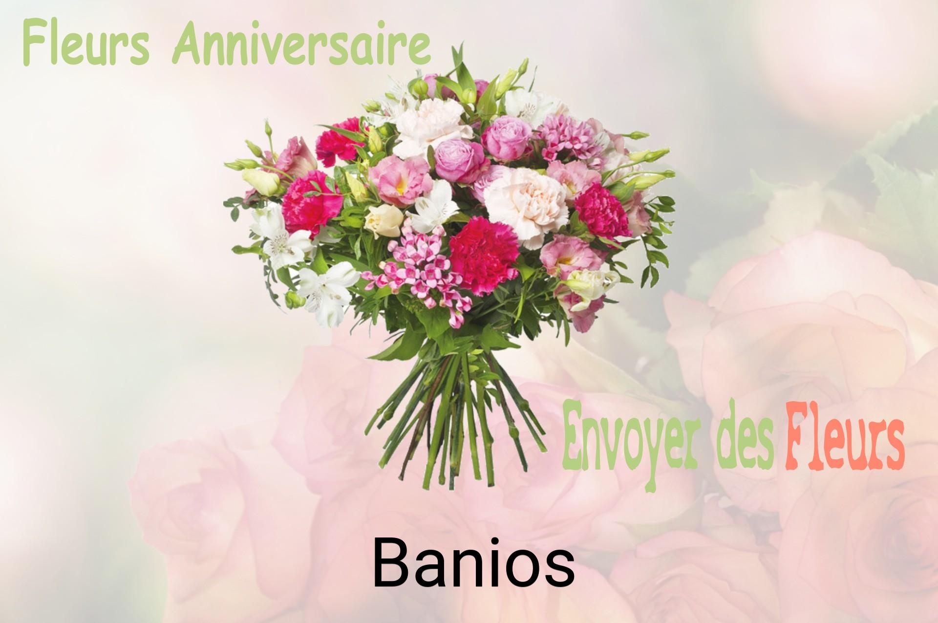 Bouquet de fleurs d’anniversaire livré à Banios